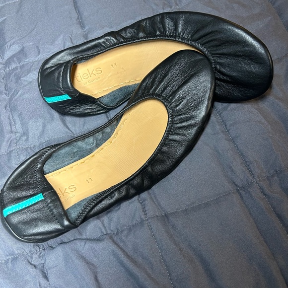 Tieks Matte Black Ballet Flats- Size 11 - Picture 5 of 14